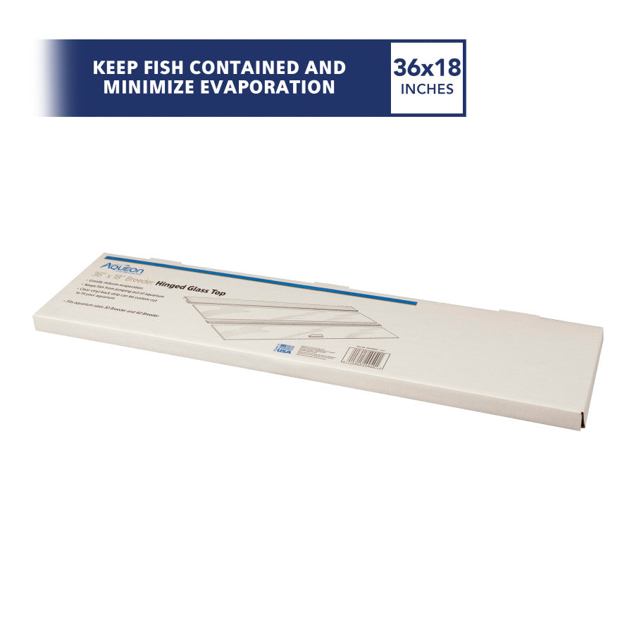 Aqueon Versa-Top Hinged Glass Top 30/40 Breeder 36" x 18" Size