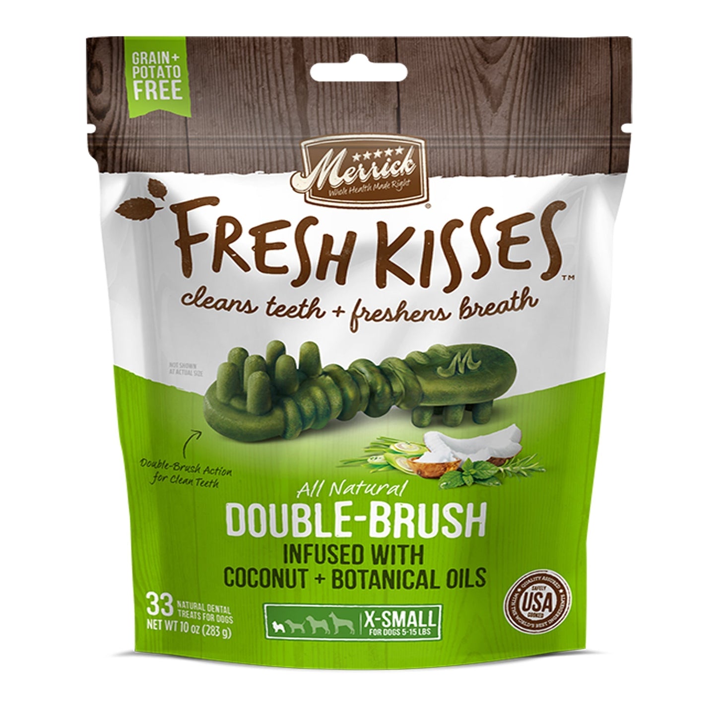 Merrick Dog Fresh Kisses Coconut Xsmall 6oz, 20 Count