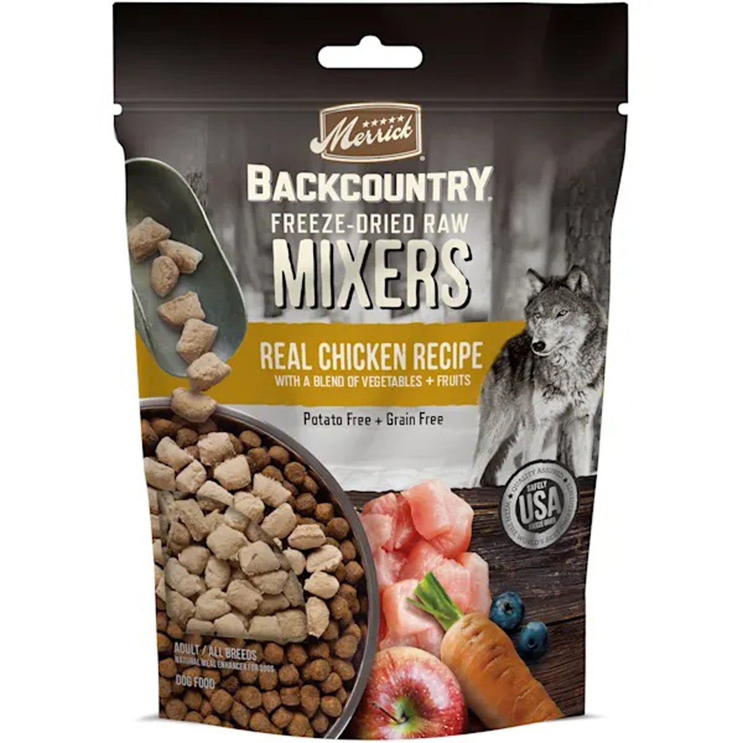 Merrick Dog Backcountry Grain Free Freeze-Dried Chicken 5,5oz,