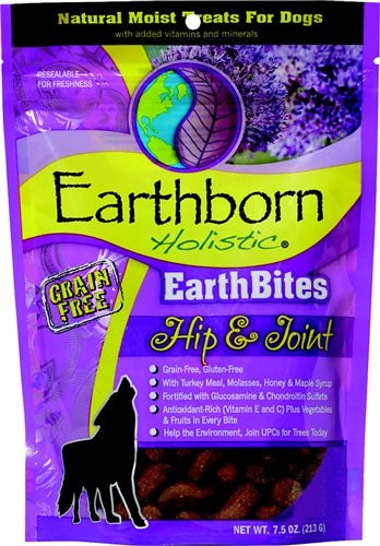 Earthborn Holistic EarthBites Hip & Joint Grain-Free Soft Dog Treats Turkey 1ea/7,5 oz