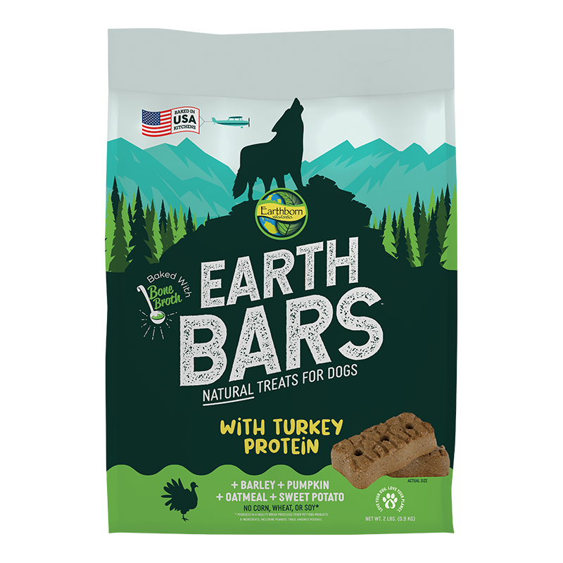 Earthborn Dog earthbars Medium Turkey 2Lb