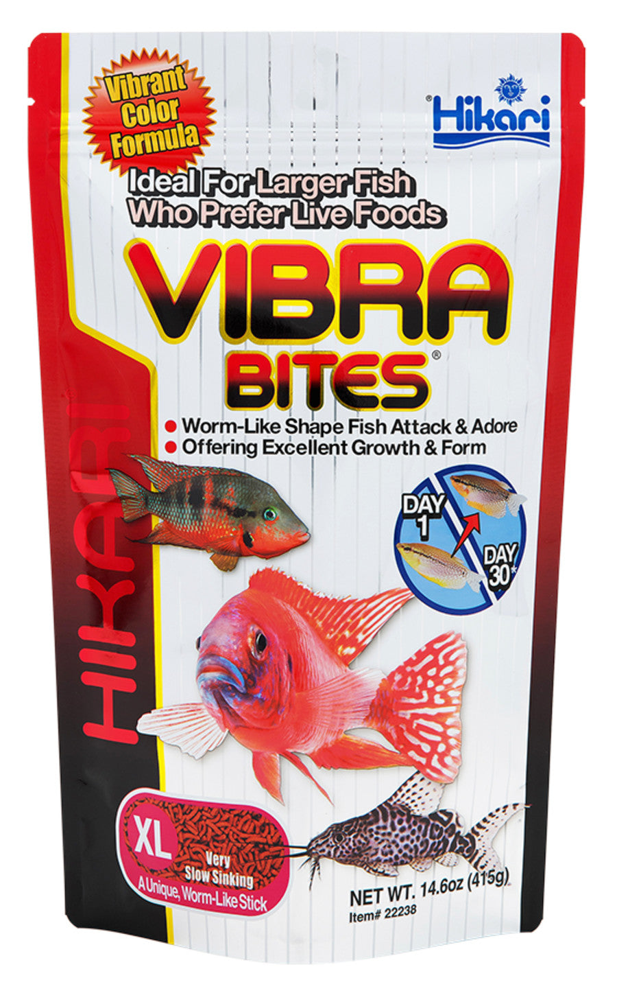 Hikari USA Vibra Bites Tropical Fish Food 1ea-14,6 oz XL