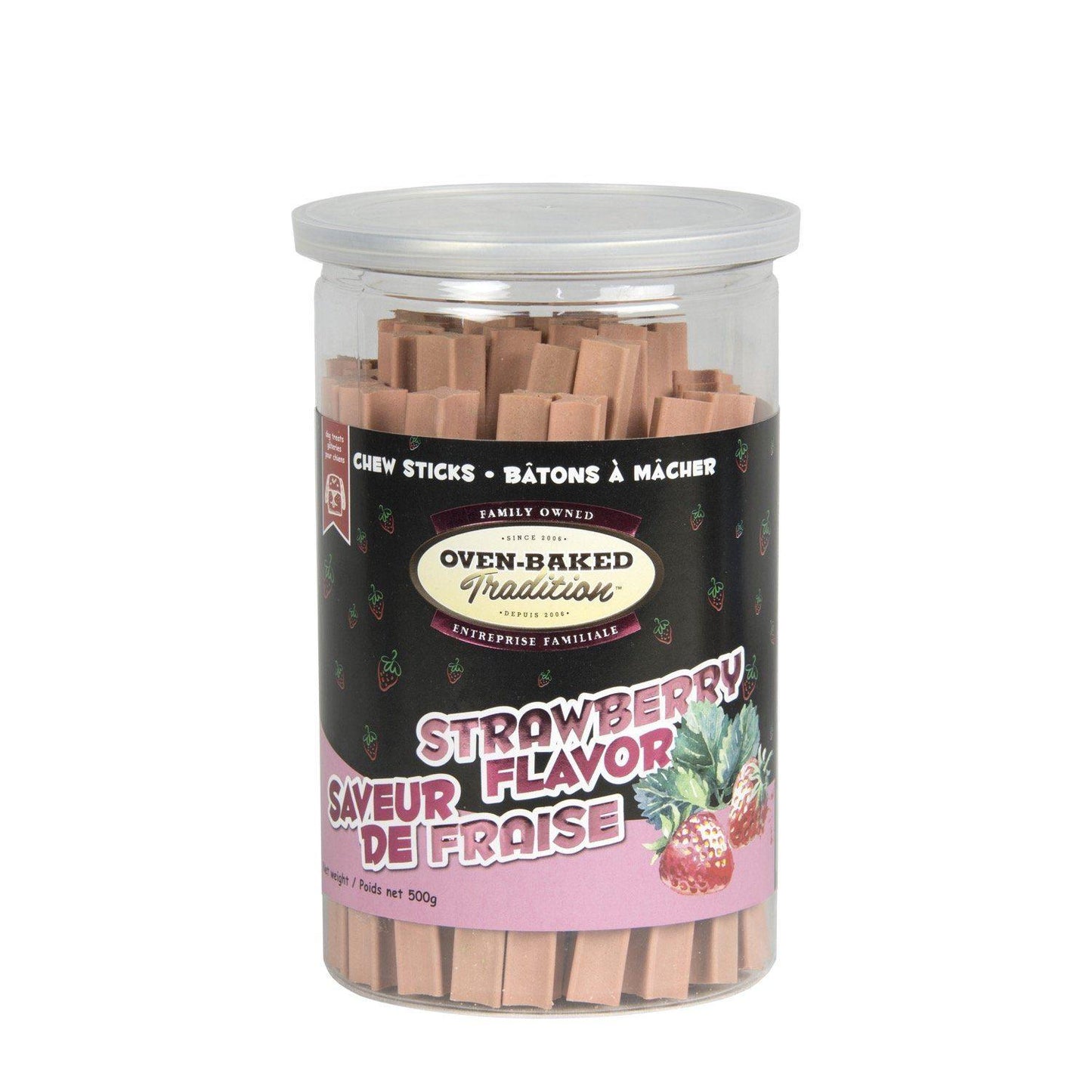 Oven-Baked Tradition Stawberry Flavour Chew Stick