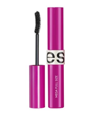 Esika Pro Mega Full-Size Waterproof Mascara for Visibly Longer and Lighter Eyelashes, Color: Black