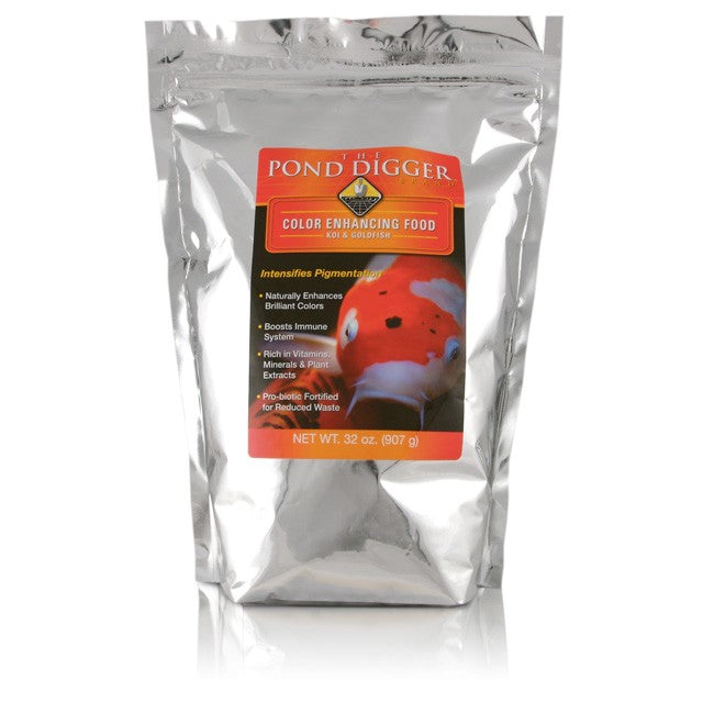 The Pond Digger Color Enhancing Koi and Goldfish Food