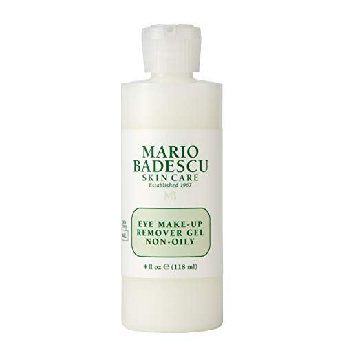 Mario Badescu Eye Makeup Remover Gel Ideal for Combination or Oily Skin Lightweight, Non-Greasy Waterproof Eye Make Up Cleanser Formulated with Safflower Seed Oil, 4 Fl Oz