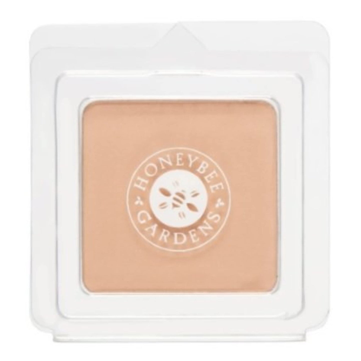 Honeybee Gardens Pressed Mineral Powder Foundation Refill, Malibu, Medium Olive Shade, Adjustable Coverage, Natural Finish, With Botanical Extracts And Vitamin E, 7.5g