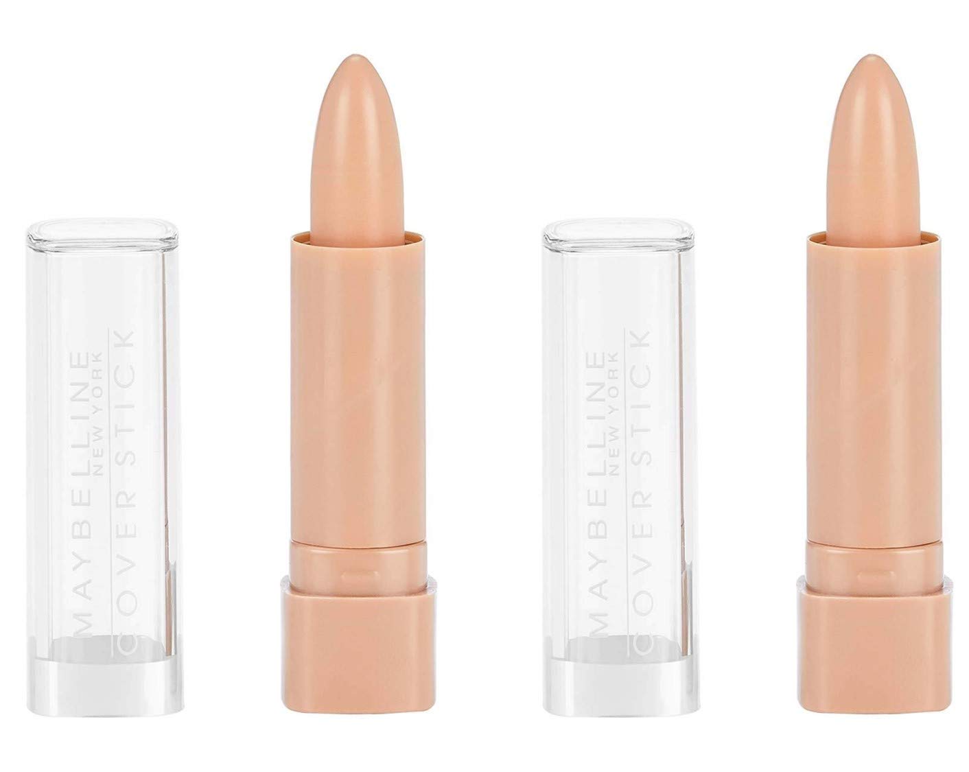 Maybelline Cover Stick Concealer - Medium Beige, Medium (Pack of 2)