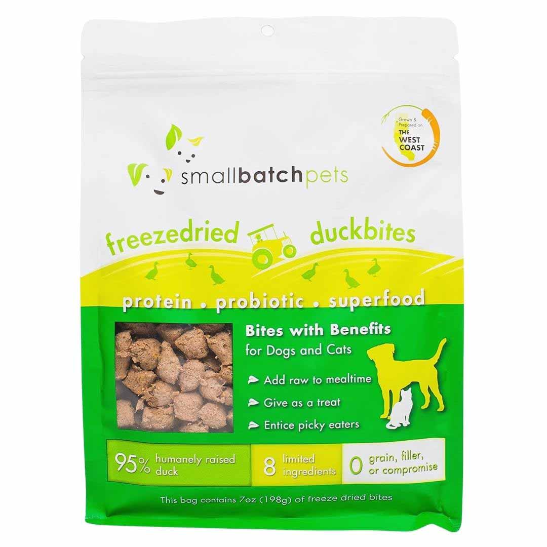 Small Batch Freeze Dried Duck Bites - 7oz,