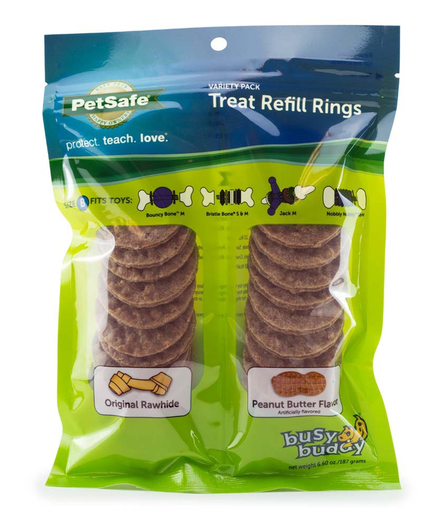 Busy Buddy Treat Refill Rings Variety Pack 1ea/6,6 oz, MD