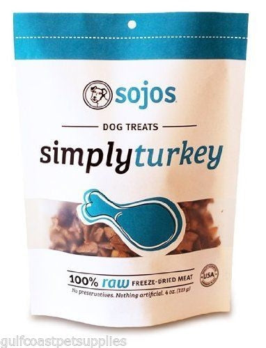 Sojos Dog Simply Turkey Treat 4 oz,