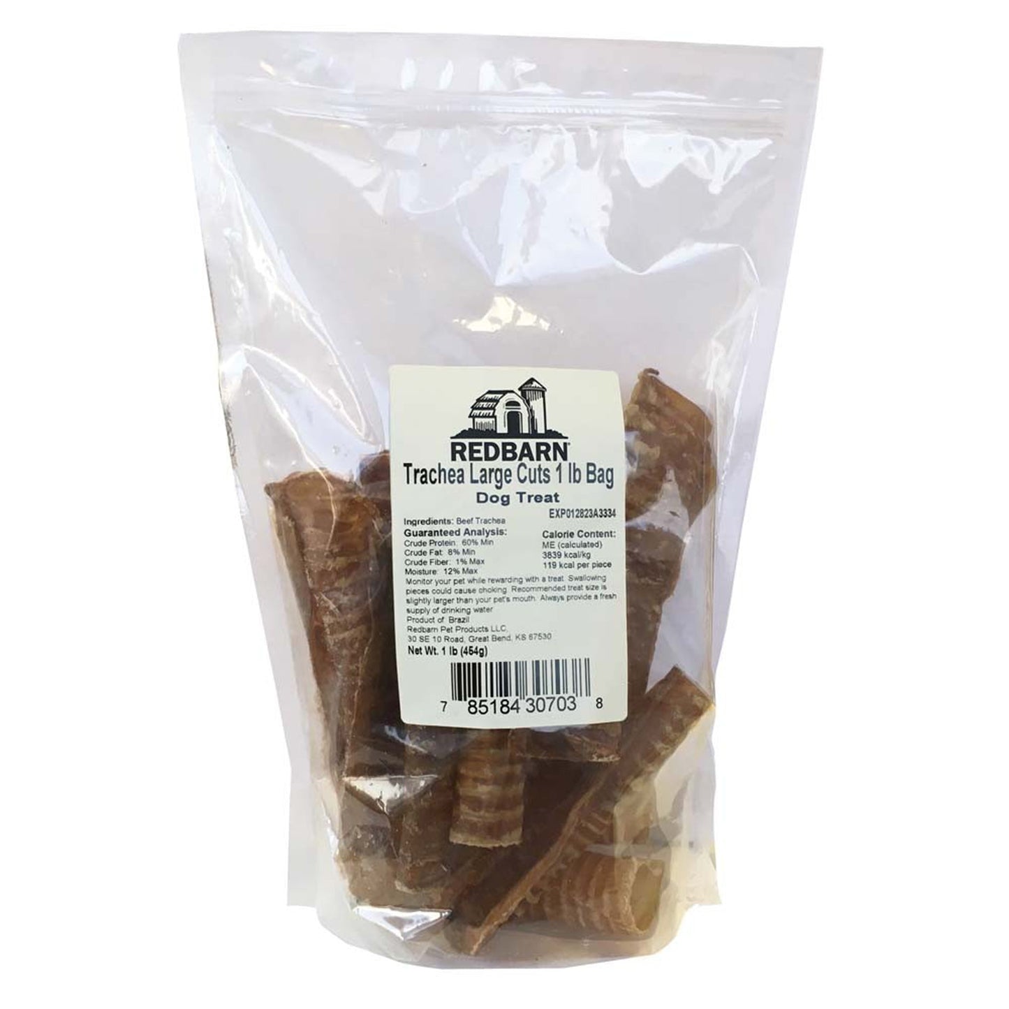 Redbarn Pet Products Trachea Dog Treat 1ea/1 lb, LG