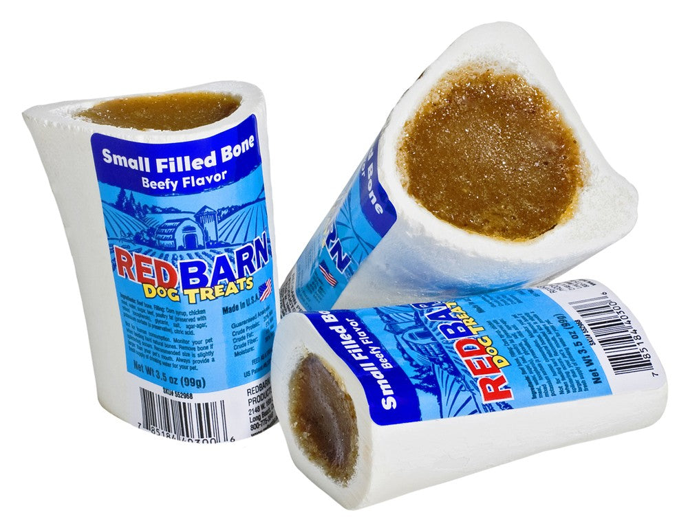 Redbarn Pet Products Filled Bone Dog Treat Beef 1ea/3,5 oz, SM