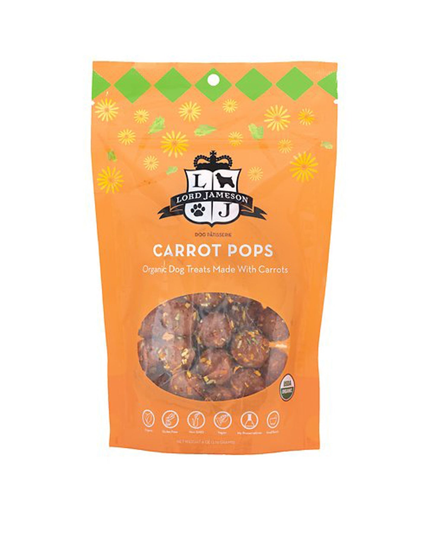Lord Jameson Dog Carrot Pops 6oz,
