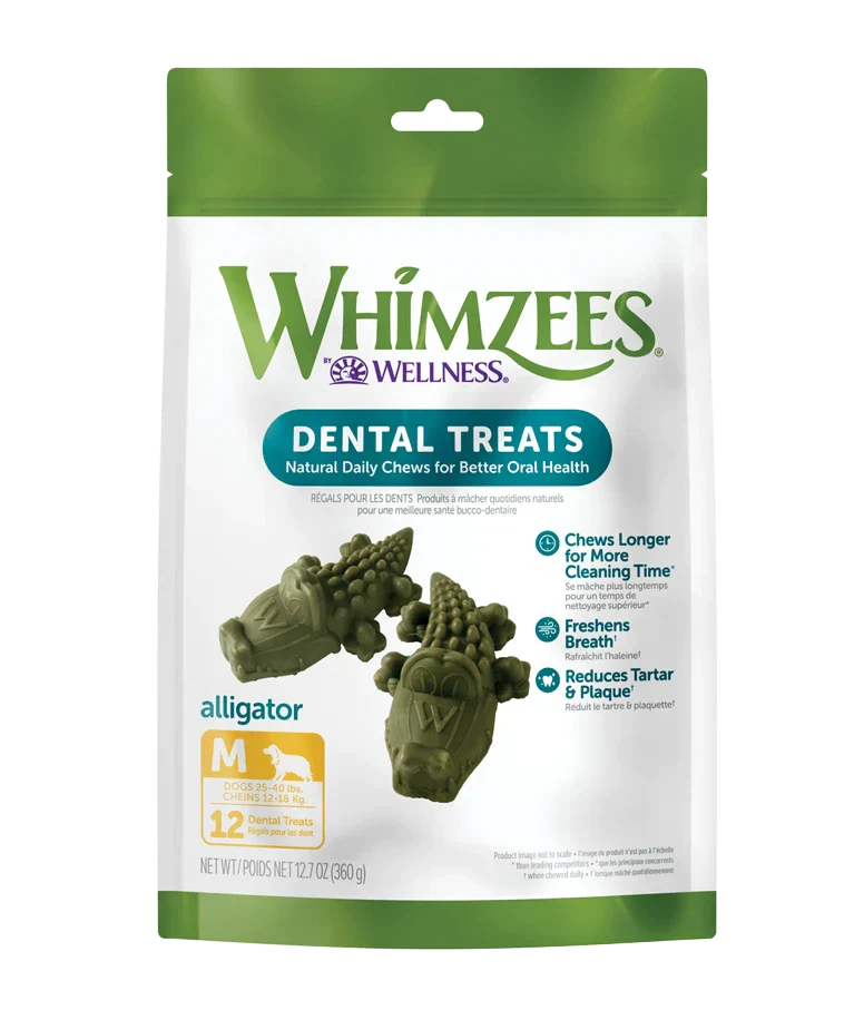 Whimzees Alligators Large 12,7 oz, Bag