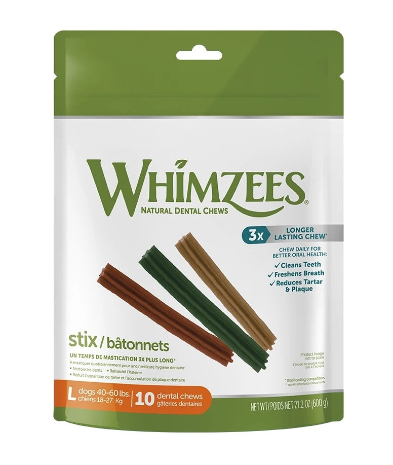 Whimzees Stix Large 14,8 oz, Bag