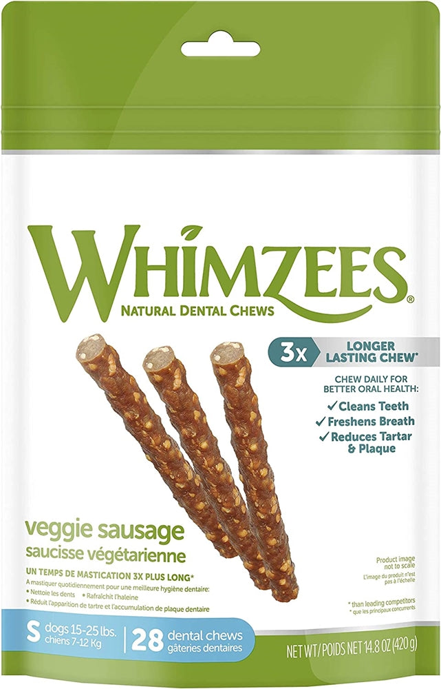 Whimzees Veggie Sausage S 14,8 Oz, Bag