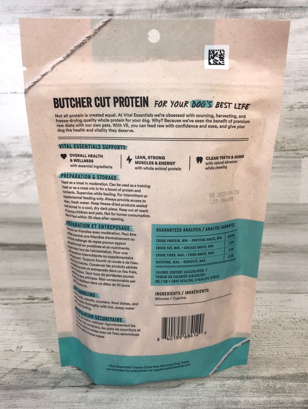 Vital Essential Freeze Dried Minnow Treats