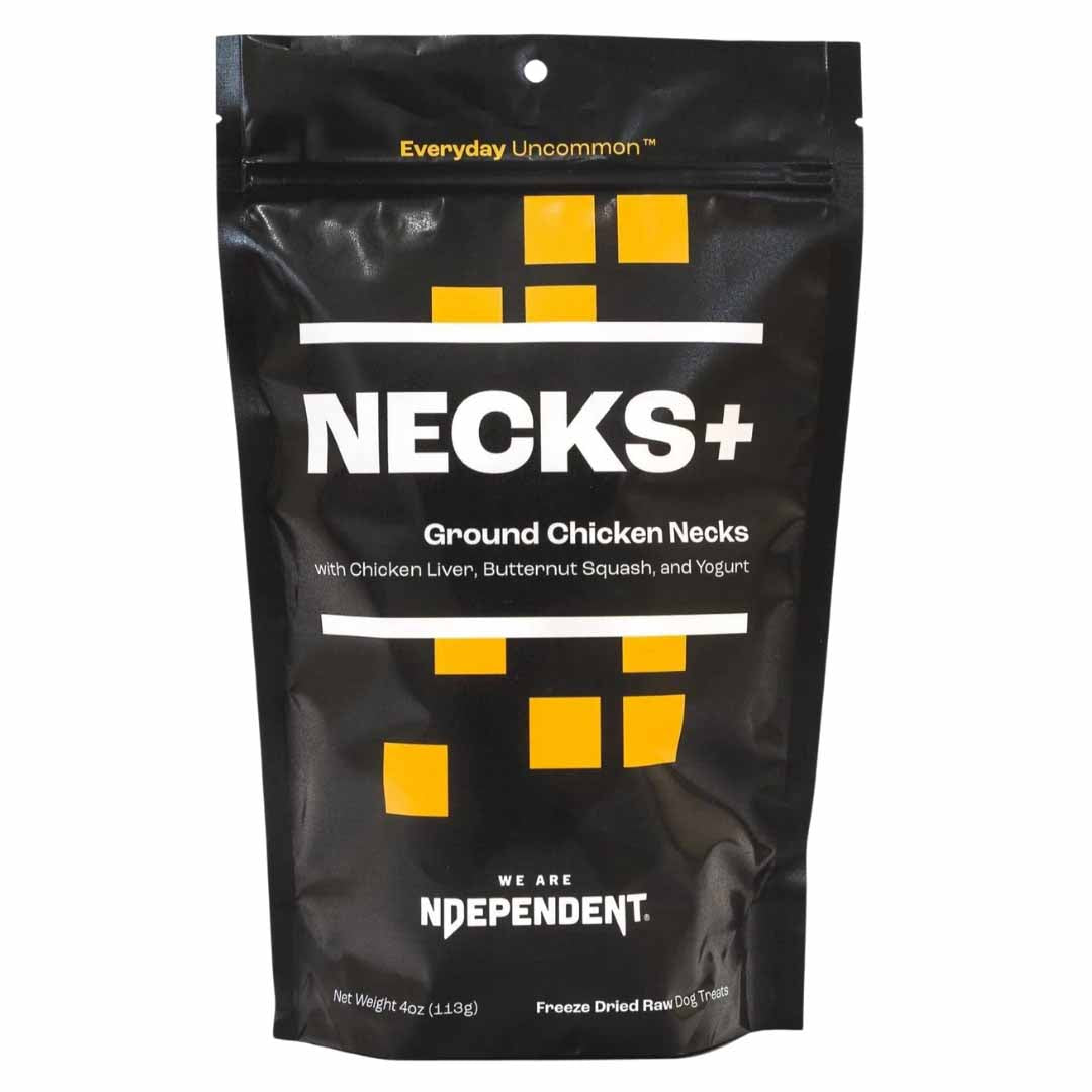 Ndependent Dog Necks Freezedried Groundependent Chicken 4oz,