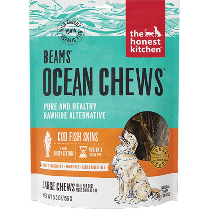 The Honest Kitchen Dog Beams Ocean Chews Cod Large 5,5oz,