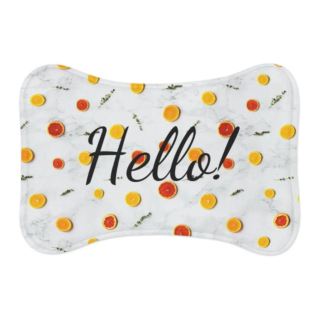 Personalize Pet Food Mat - Fruity Patterns GROOMY