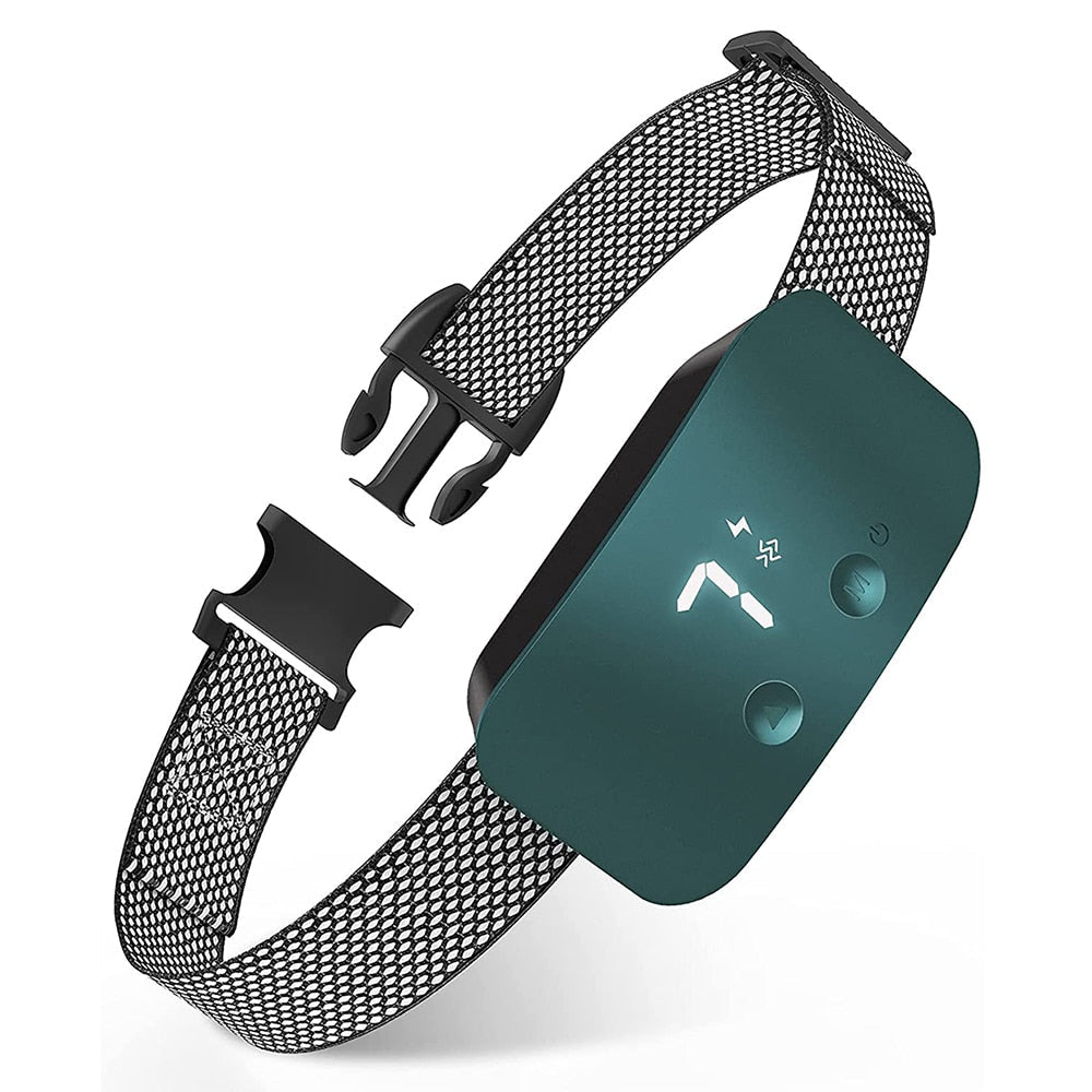 TinMiu Automatic Anti Barking Dog Collar Rechargeable Bark Stopper Effective Stop Barking IP67 Waterproof Collar For Dog GROOMY