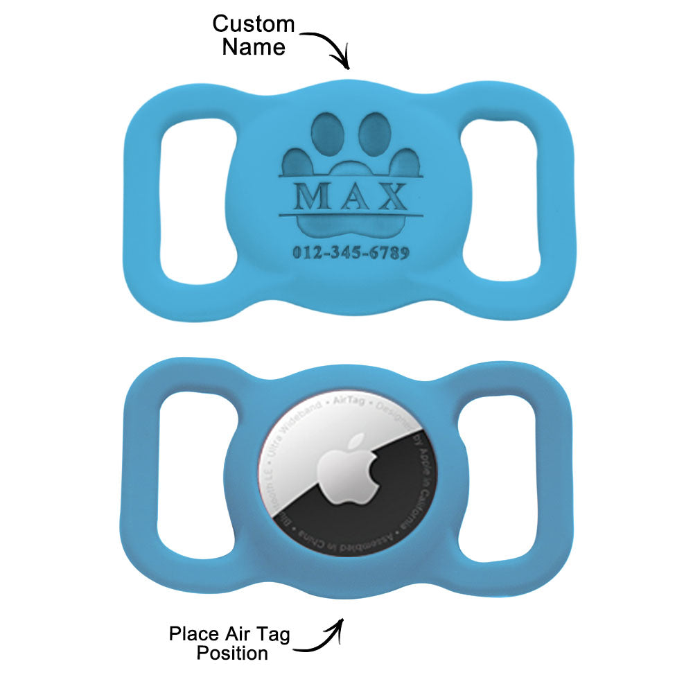Custom Engraved Air Tag Holder Cute Pet Gift for Pet Owners