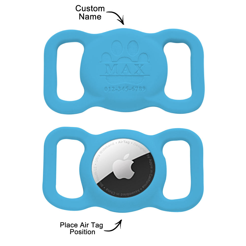 Custom Engraved Air Tag Holder Pet Safe Gift