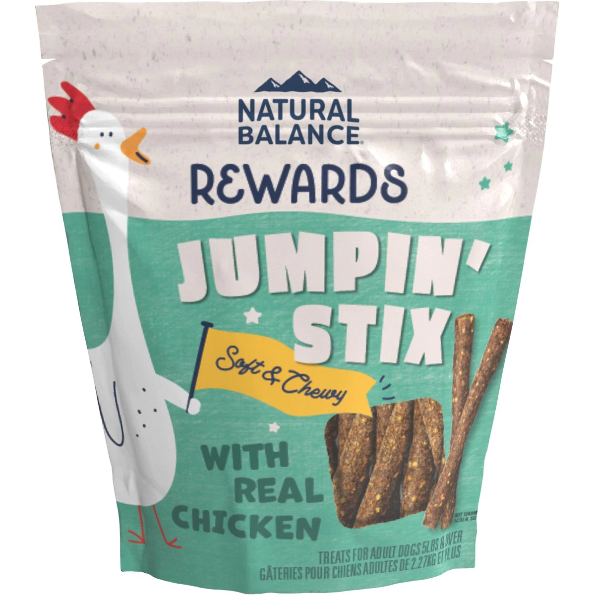 Natural Balance Rewards Jumpin' Stix with Real Chicken Dog Treats