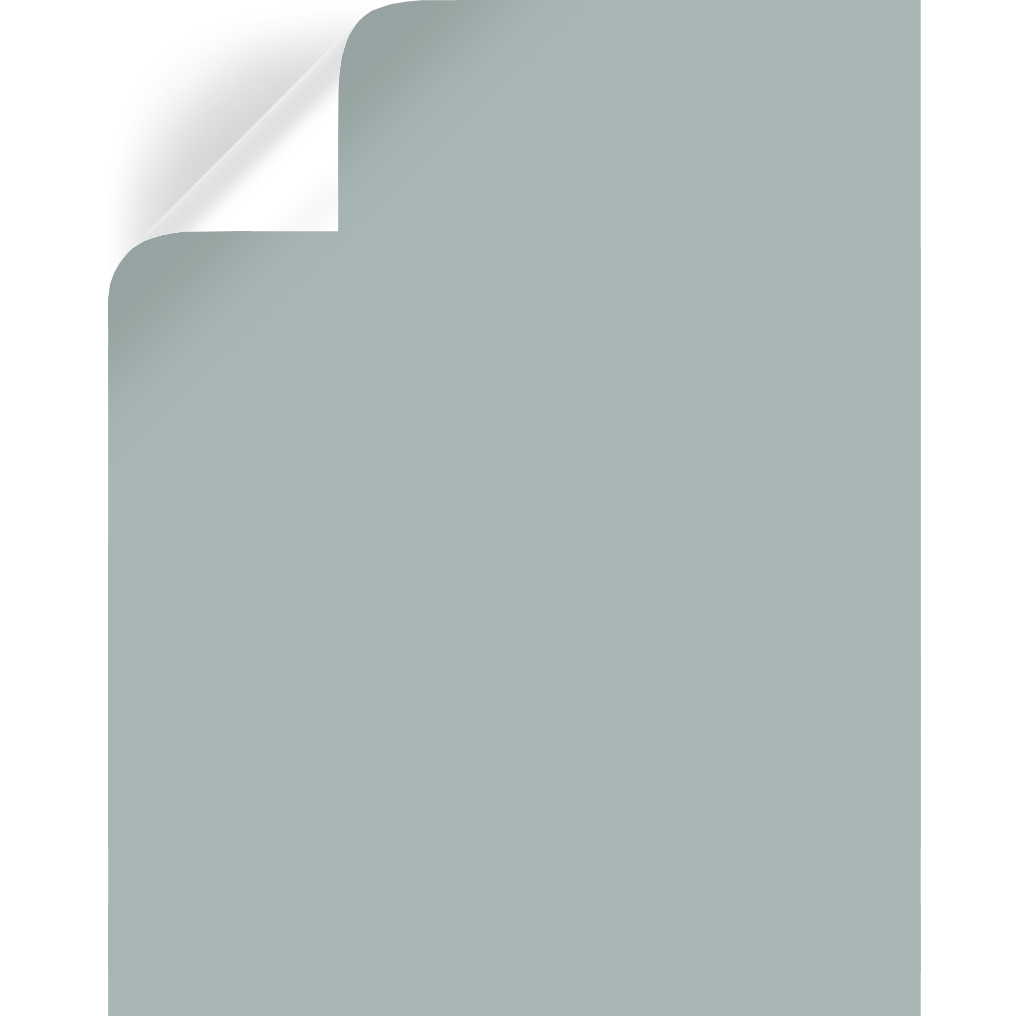 muted grey-blue paint peel and stick sample