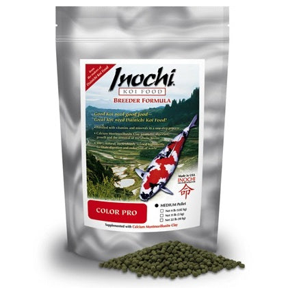 Inochi Color PRO Koi Food, Medium Pellet