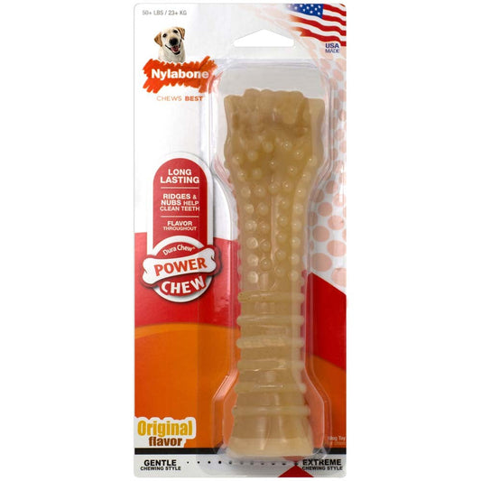 Nylabone Power Chew Durable Dog Toy Original 1ea/XL - 50+ lb