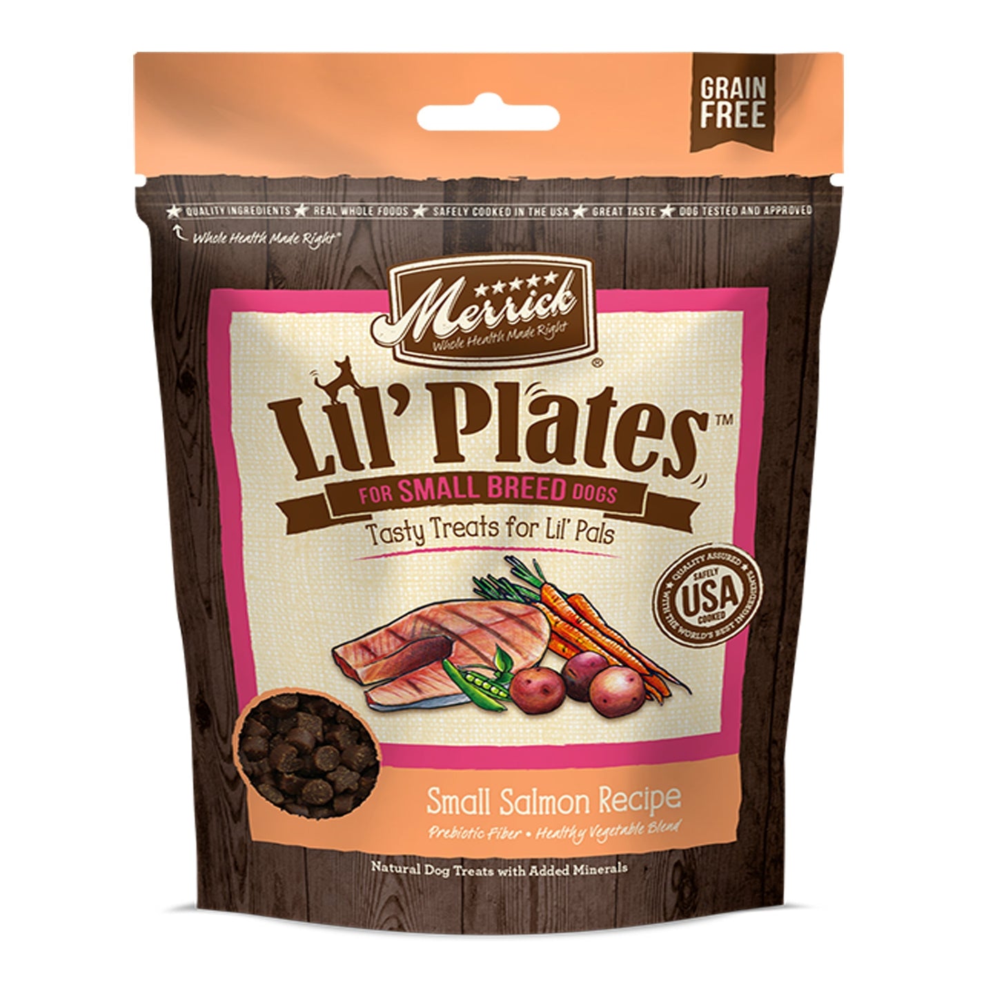 Merrick Lil Plates Small Salmon Recipe 7oz,