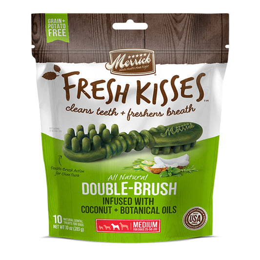 Merrick Fresh Kisses Coconut Oil For Medium Dogs (30-70 Lbs) 12oz,
