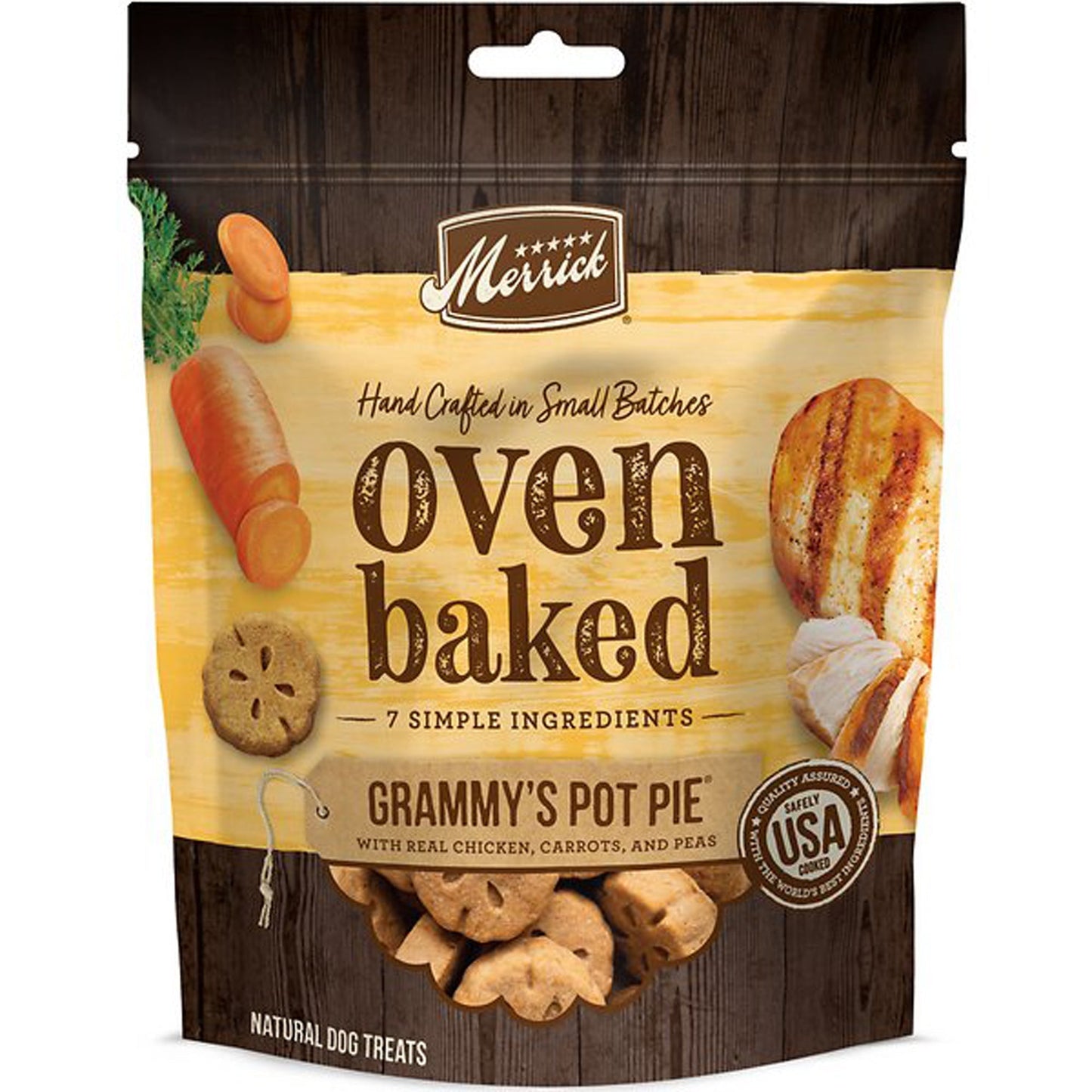 Merrick Dog Oven Baked Grammy Chicken Pot Pie 11oz, (Case Of 6)