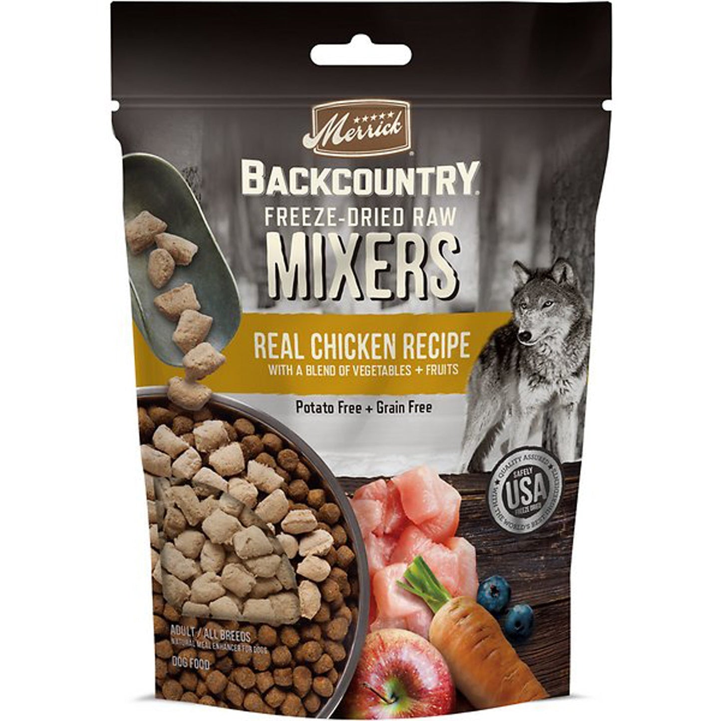 Merrick Dog Backcountry Grain Free Freeze-Dried Chicken 12,5oz,