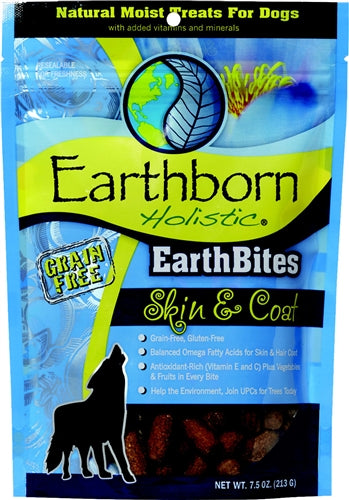 Earthborn Holistic EarthBites Skin & Coat Grain-Free Soft Dog Treats 1ea/7,5 oz