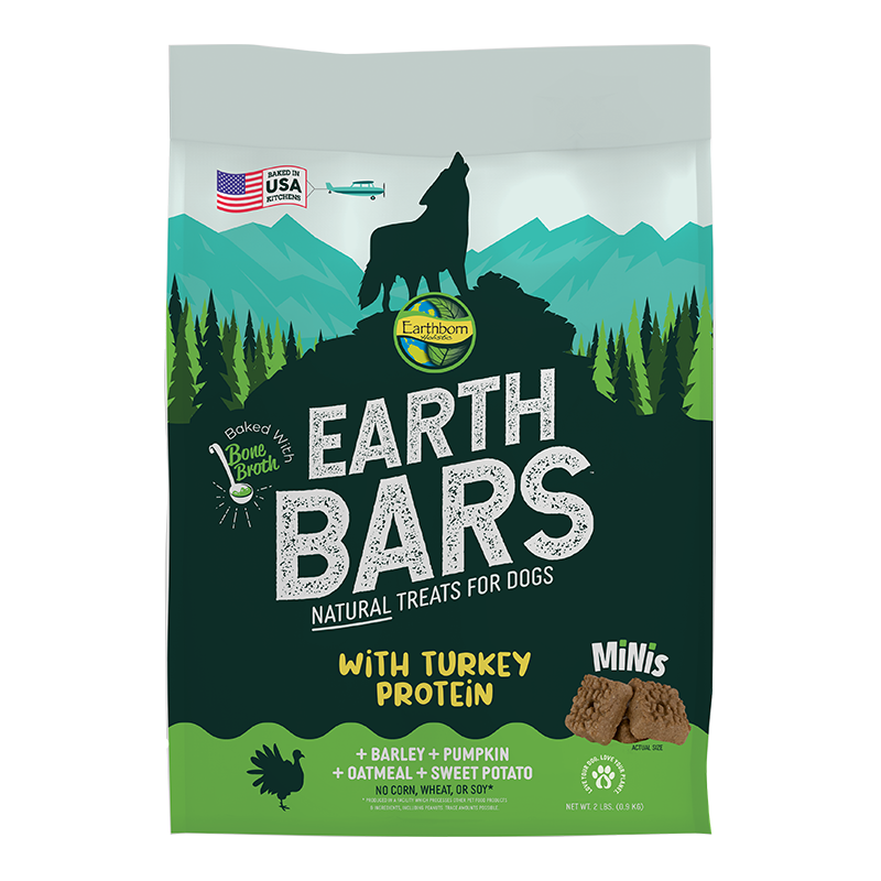 Earthborn Dog earthbars Mini Turkey 2Lb