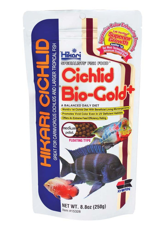 Hikari USA Cichlid BioGold  Pellet Fish Food 2,2 lb Medium