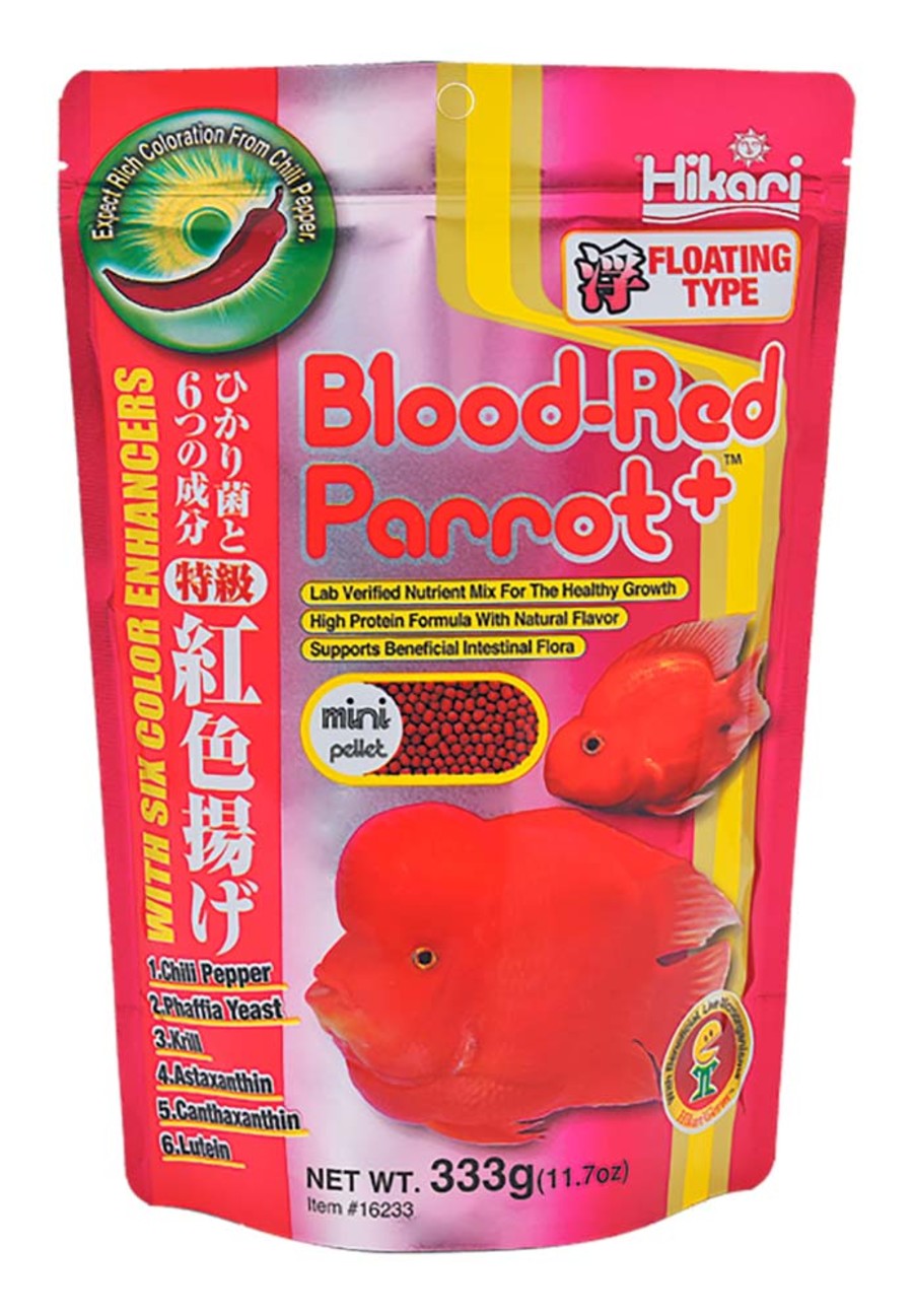 Hikari USA Blood-Red Parrot  Floating Fish Food 11,7 oz Mini