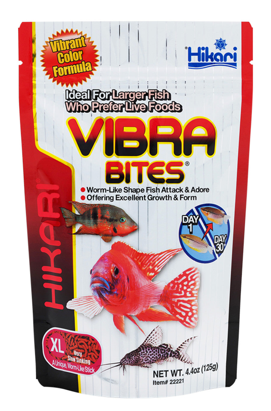 Hikari USA Vibra Bites Tropical Fish Food 1ea-4,4 oz XL