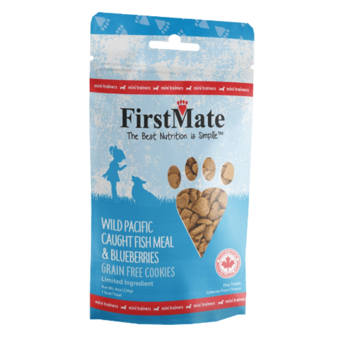 Firstmate Dog Limited Ingredient Grain Free Fish & Blueberry Treat 10Lb, Bulk