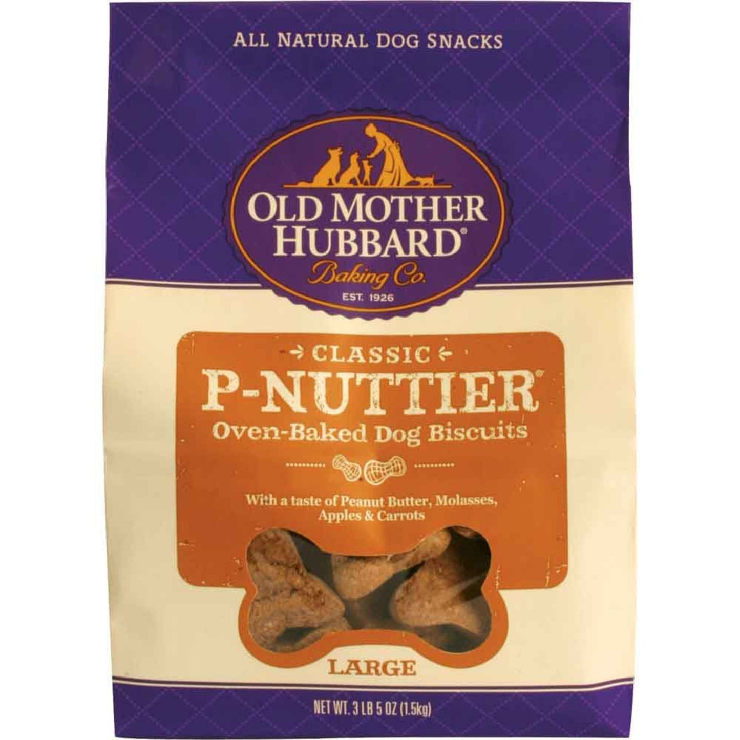 Omh Large P-Nuttier 3Lb 5oz, Crunchy Classic Snacks
