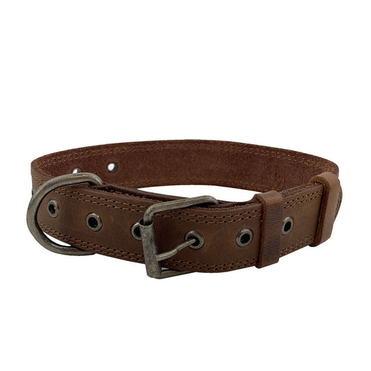 Leather Medium Dog Collar (12 to 21 in.)
