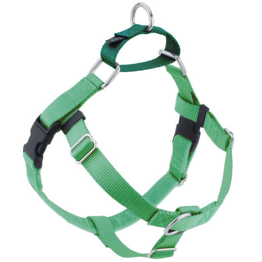 2 Hounds Design Freedom No-Pull Dog Harness & Leash - Neon Green/Kelly Green