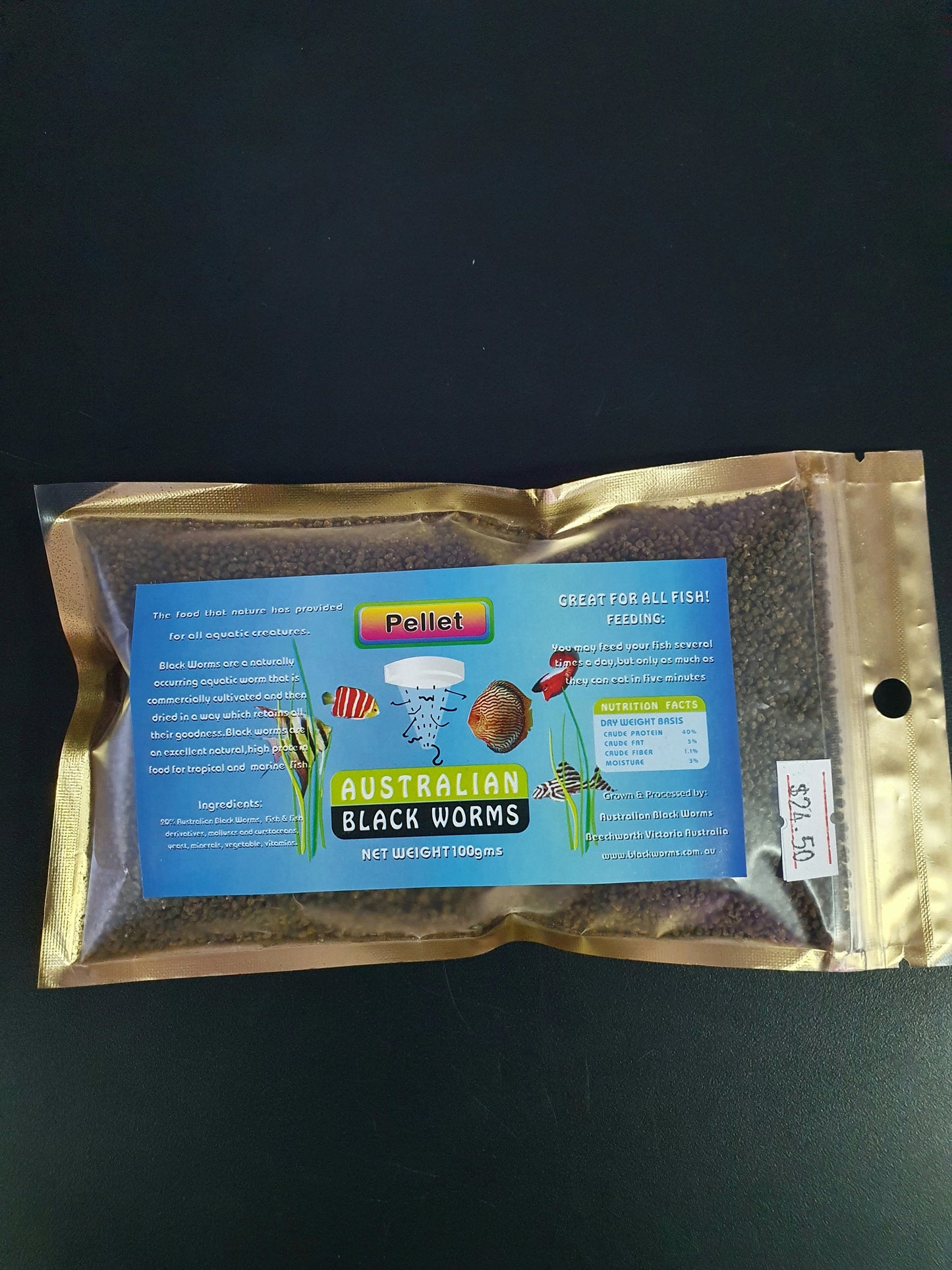 Australian Black Worms Pellets