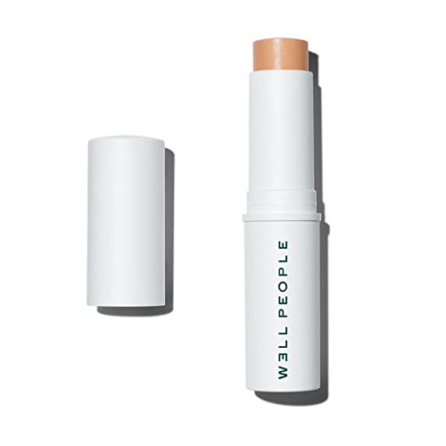 WELL PEOPLE - Vegan Bio Stick Foundation | Plant-Based, Cruelty-Free Clean Beauty (1C, 0.35 oz | 10 g)