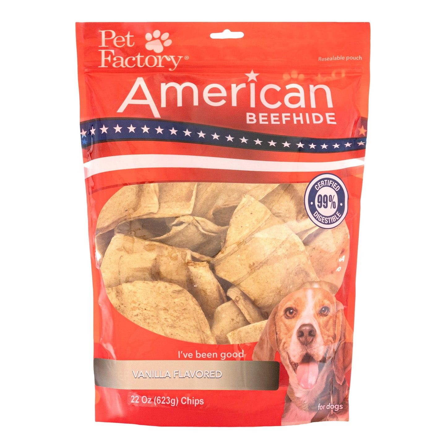 Pet Factory - American Beefhide 5" Chips Flavored Dog Treats