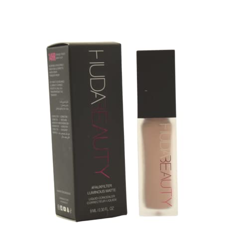 HUDA BEAUTY #FauxFilter Luminous Matte Buildable Coverage Crease Proof Concealer Yogurt Drops 1.5 Beige
