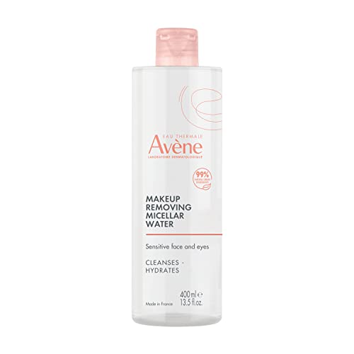 Eau Thermale Avène Micellar Lotion Cleansing Water - Soap-Free 3-in-1 Cleanser, Toner, Make-up Remover - All Skin Types - Non-Comedogenic -16.8 fl.oz.